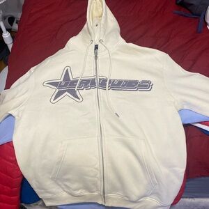 beige zip up, worldwide